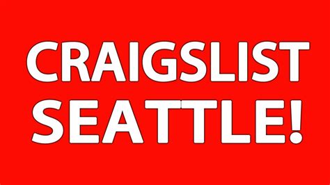 seattle craig's listings classifieds.